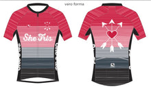 Load image into Gallery viewer, She Tris 2020 Short Sleeve Vero Forma Cycling Jersey (Giordana)

